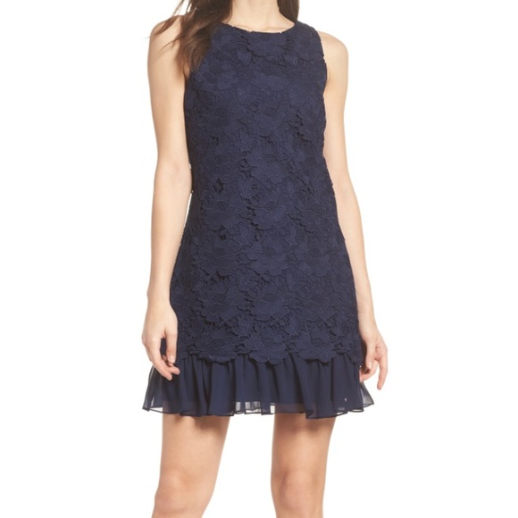 Eliza J Dresses & Skirts - NWT Eliza J Navy Lace Dress